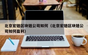 北京宏链区块链公司如何(北京宏链区块链公司如何盈利)