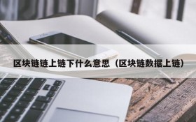区块链链上链下什么意思（区块链数据上链）