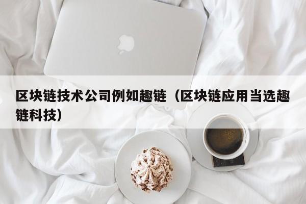 区块链技术公司例如趣链（区块链应用当选趣链科技）