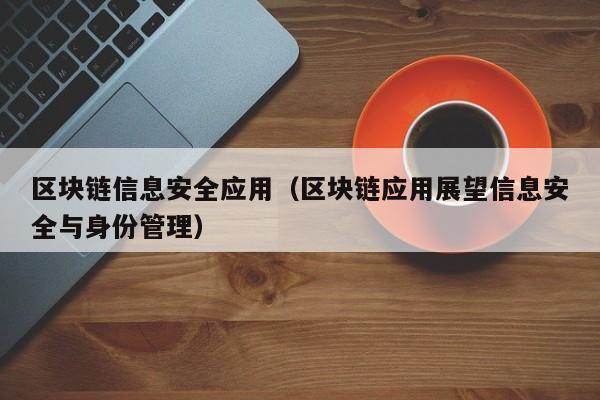 区块链信息安全应用（区块链应用展望信息安全与身份管理）