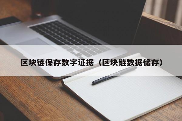 区块链保存数字证据（区块链数据储存）